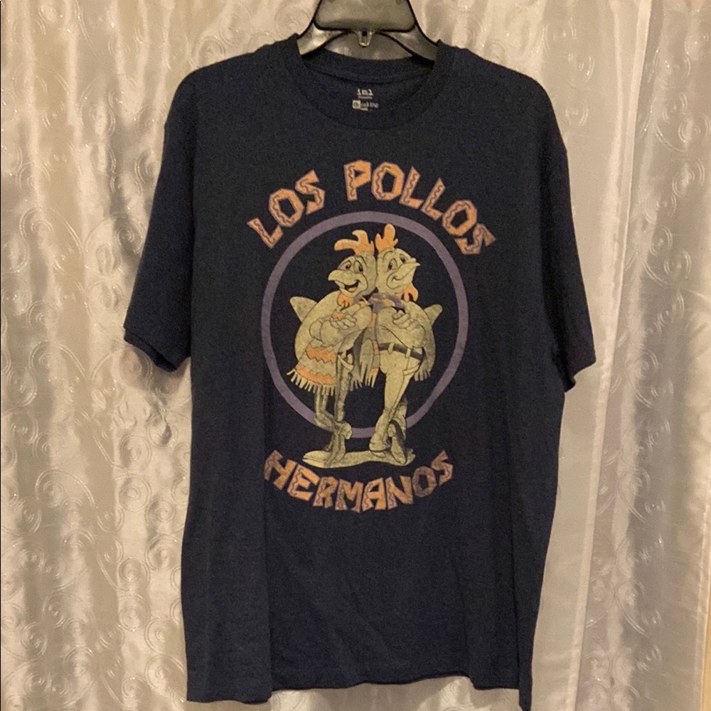 Breaking Bad Los Pollos Hermanos Graphic T-Shirt Men’s Size Large 🔥 YB4